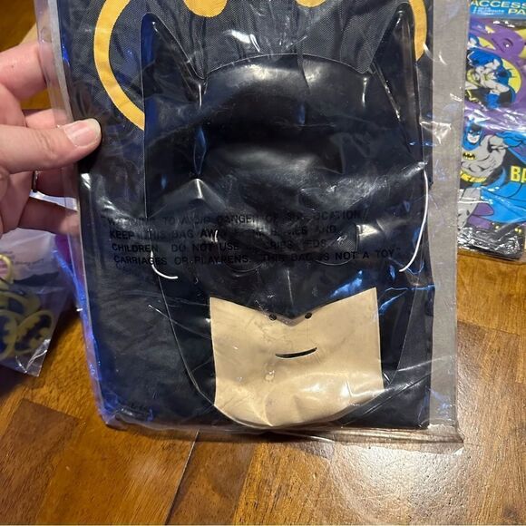 Vintage 90s Batman Cat Woman Riddler Large Party Lot With Costume Dead Stock - Picture 3 of 14
